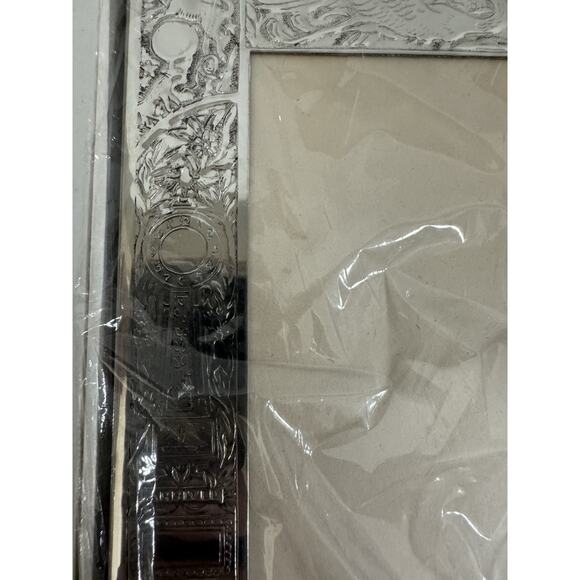 Vintage Empire Pewter Baby Picture Frame * Rare NEW In Package* Stork Nursery - Picture 6 of 15